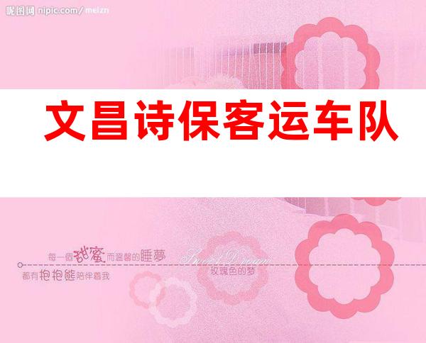 文昌诗保客运车队